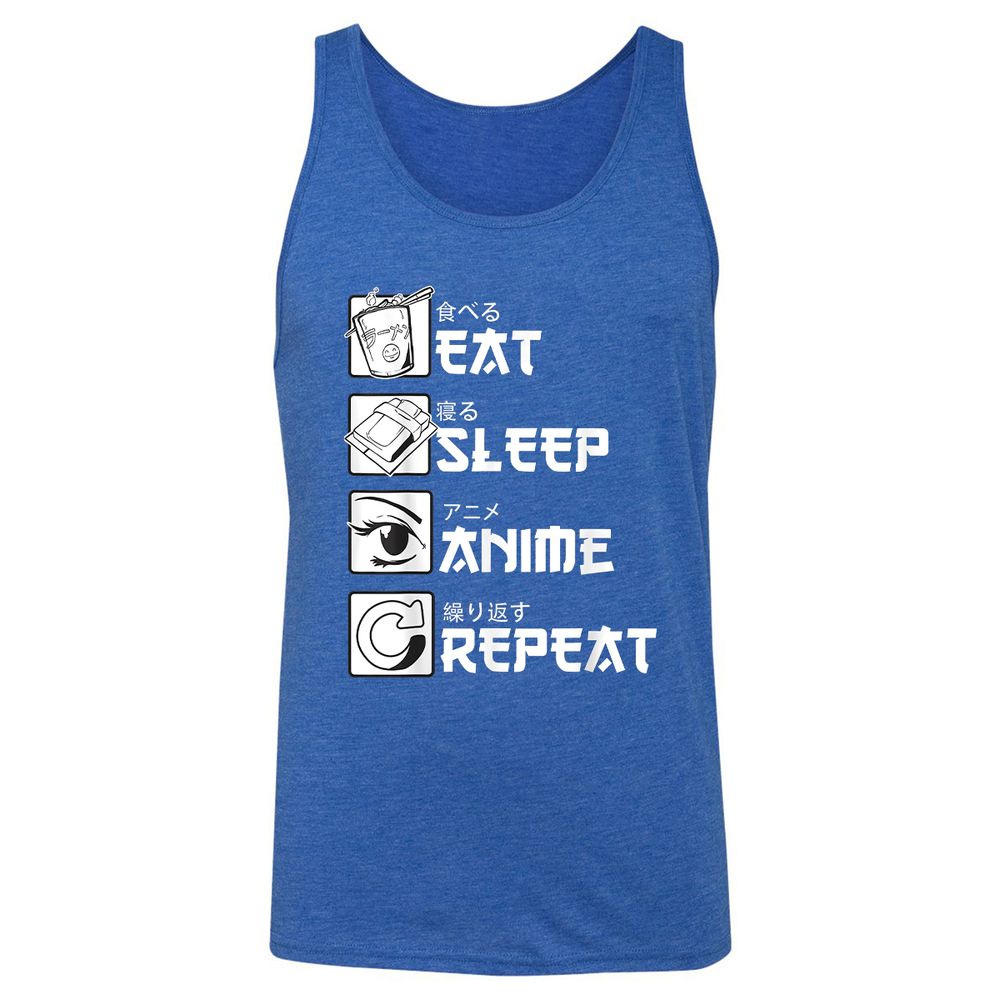 Unisex Jersey Tank - MPVK16LH - True Royal Triblend - 12