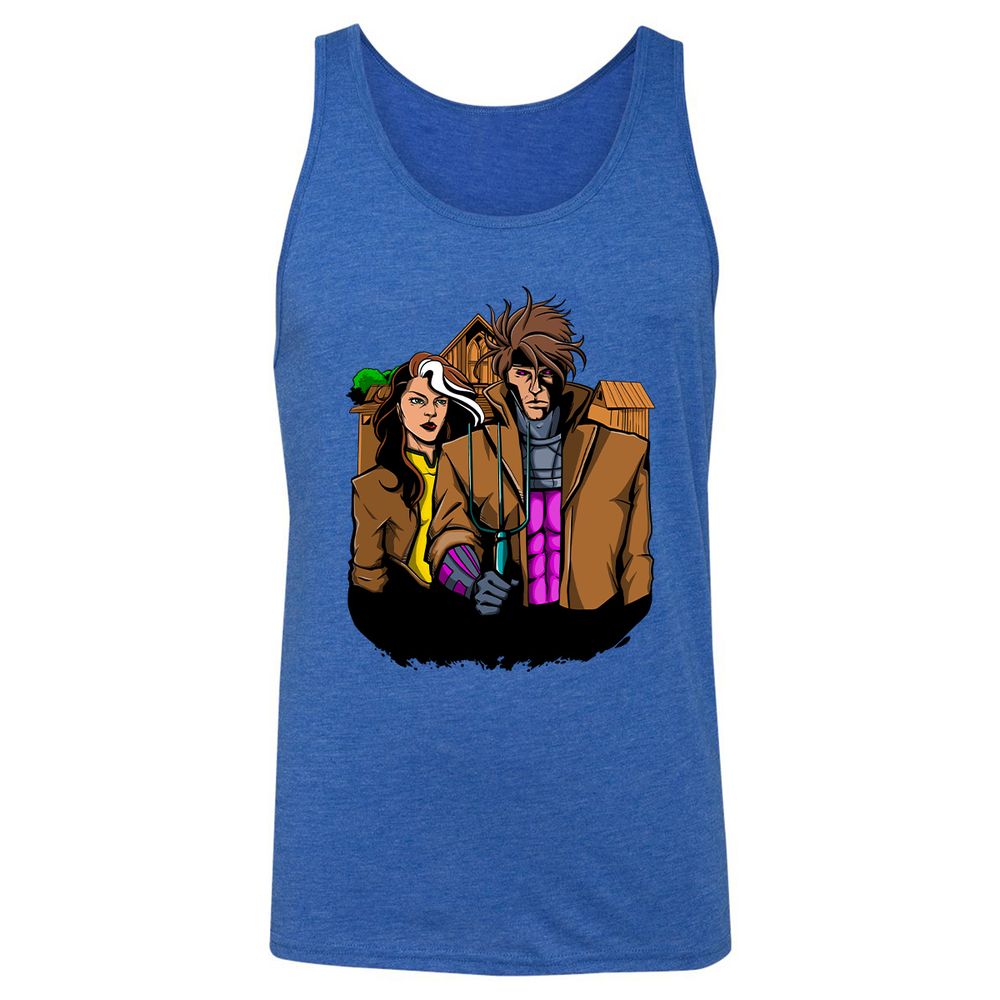 Unisex Jersey Tank - WTAWVRCB - True Royal Triblend - 12