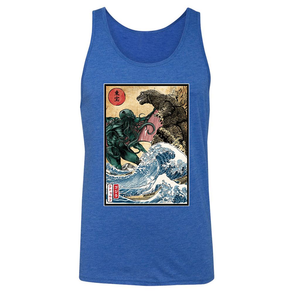 Unisex Jersey Tank - QFNDW9Z2 - True Royal Triblend - 12