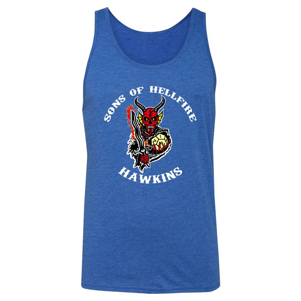 Unisex Jersey Tank - BKP87CNN - True Royal Triblend - 12