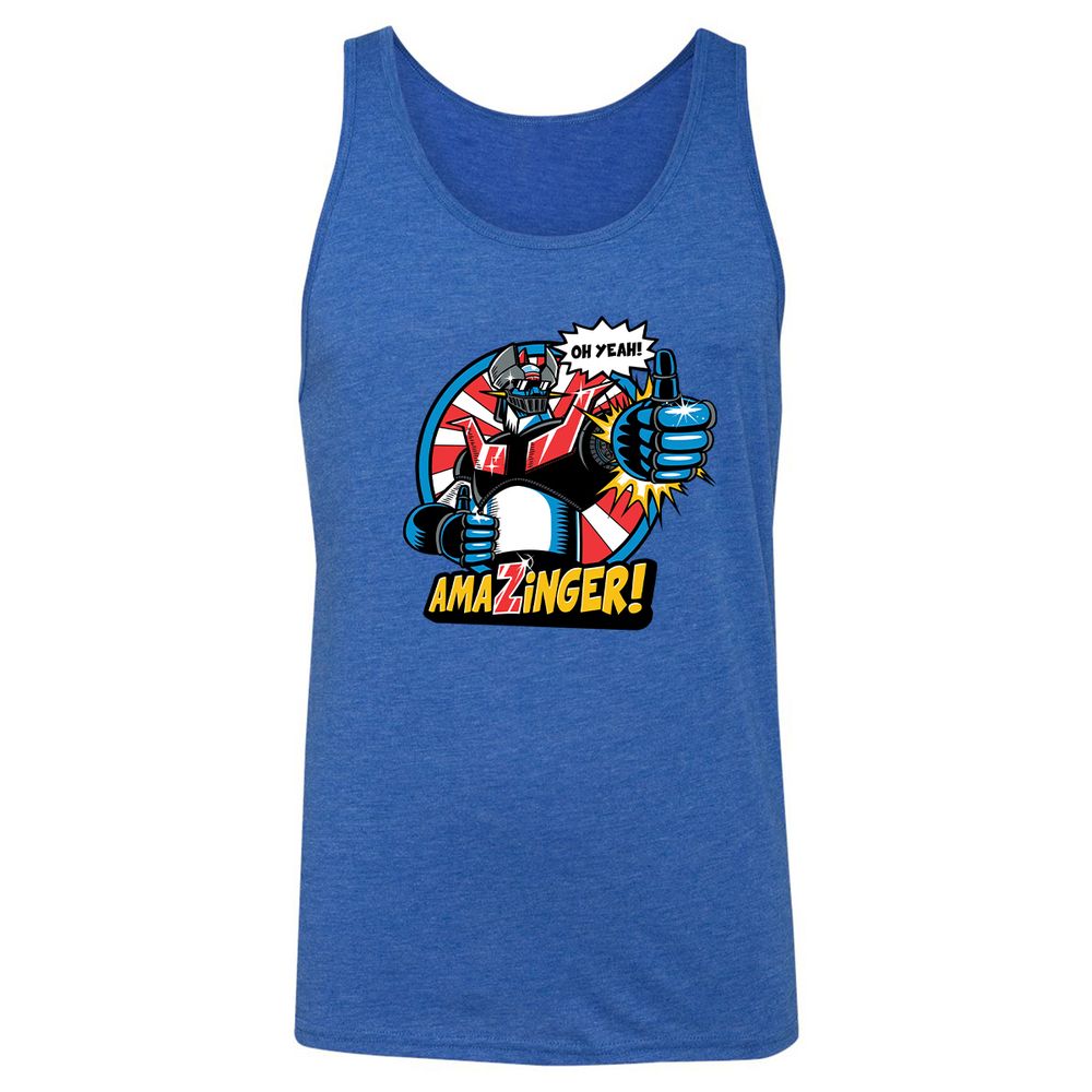 Unisex Jersey Tank - RXMMMPCM - True Royal Triblend - 12