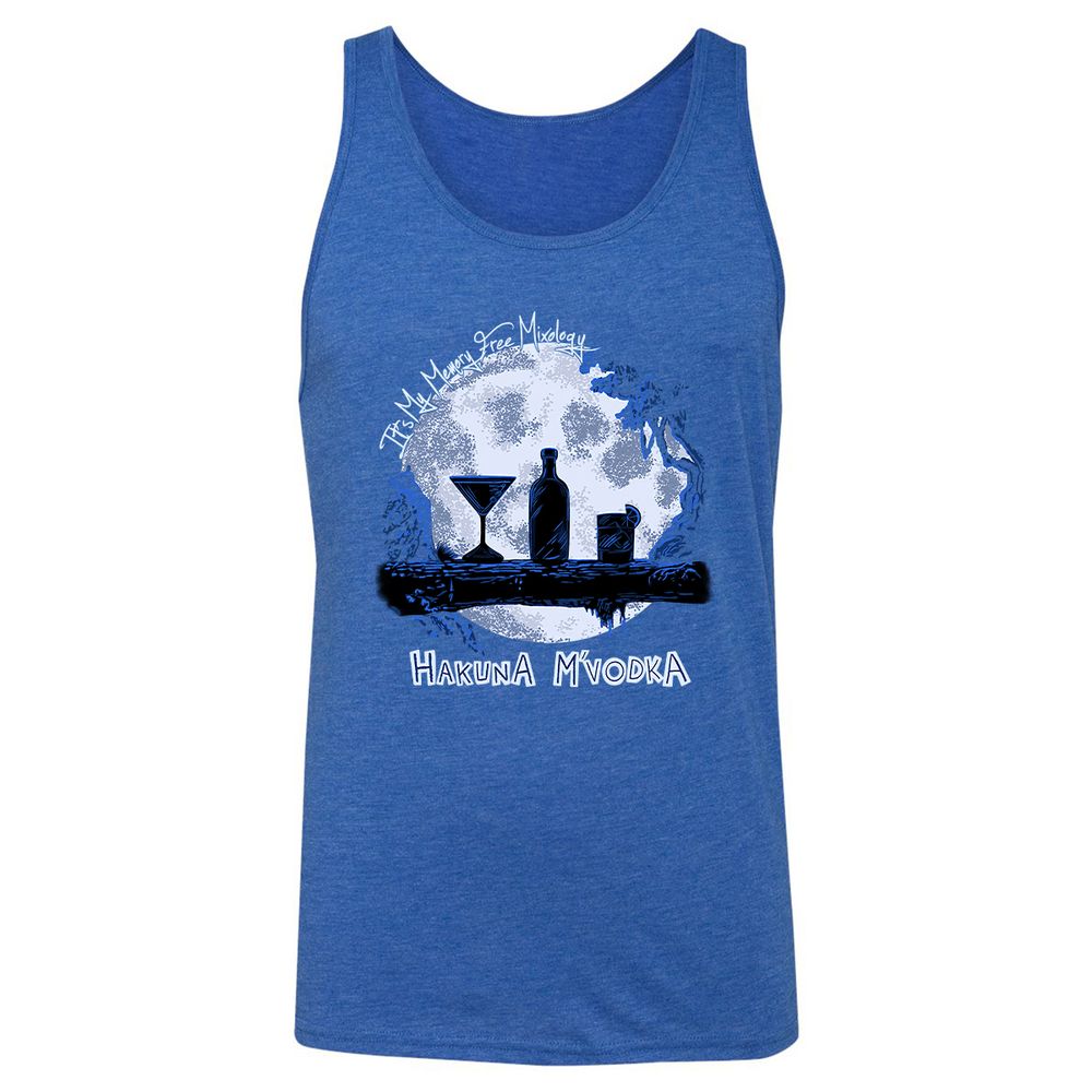 Unisex Jersey Tank - WNQPK3Q4 - True Royal Triblend - 12