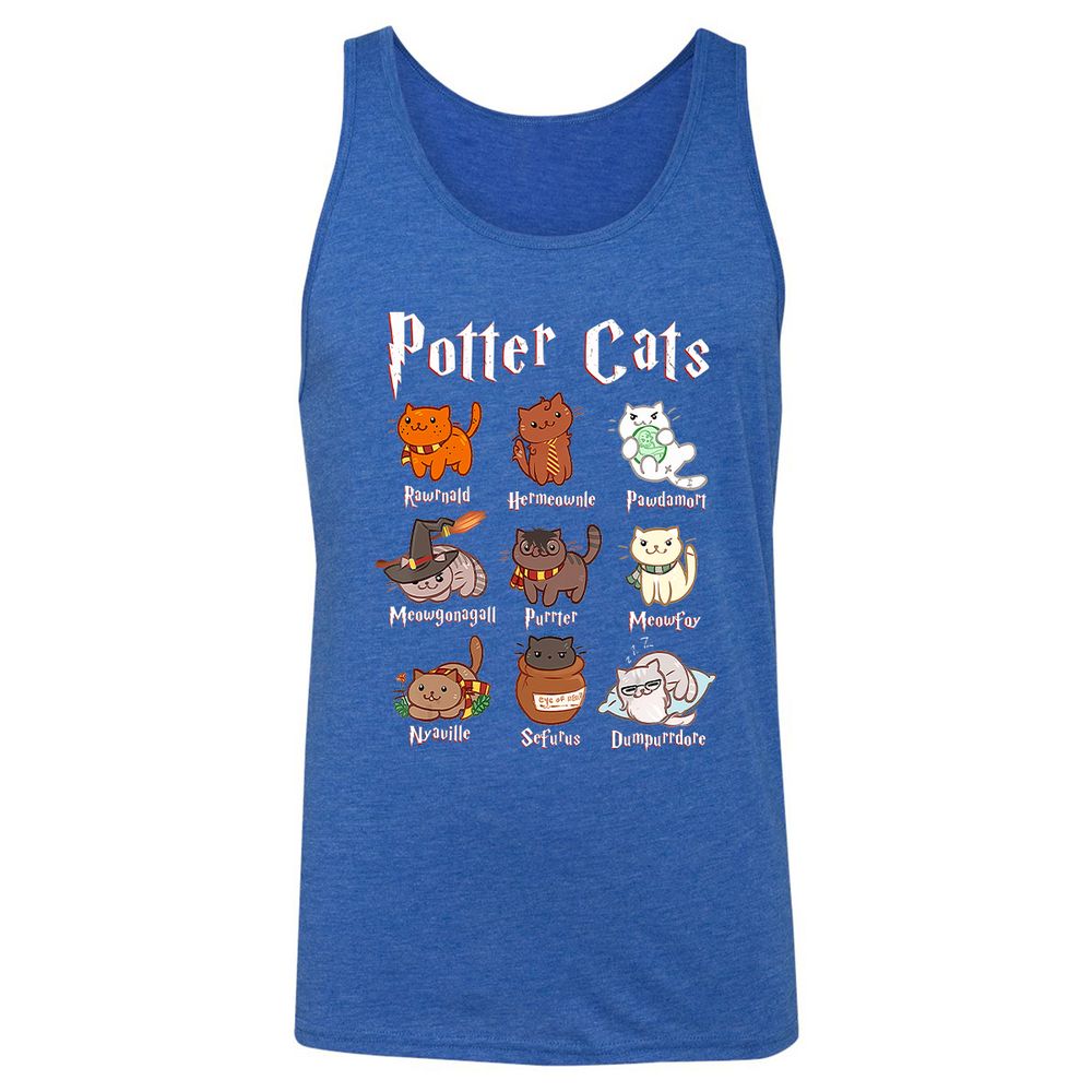 Unisex Jersey Tank - 6T4HSBN2 - True Royal Triblend - 12