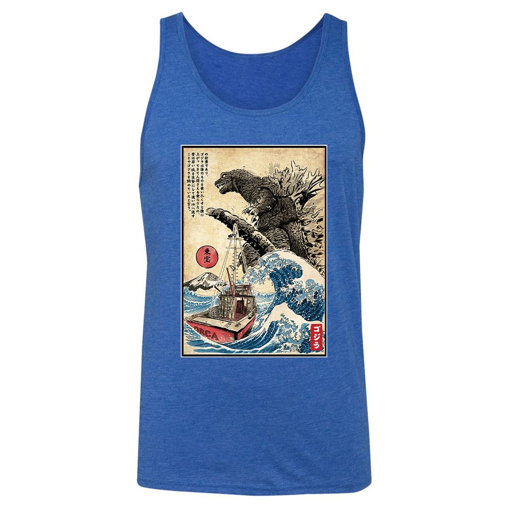 Unisex Jersey Tank - TRDXVXZP - True Royal Triblend - 12