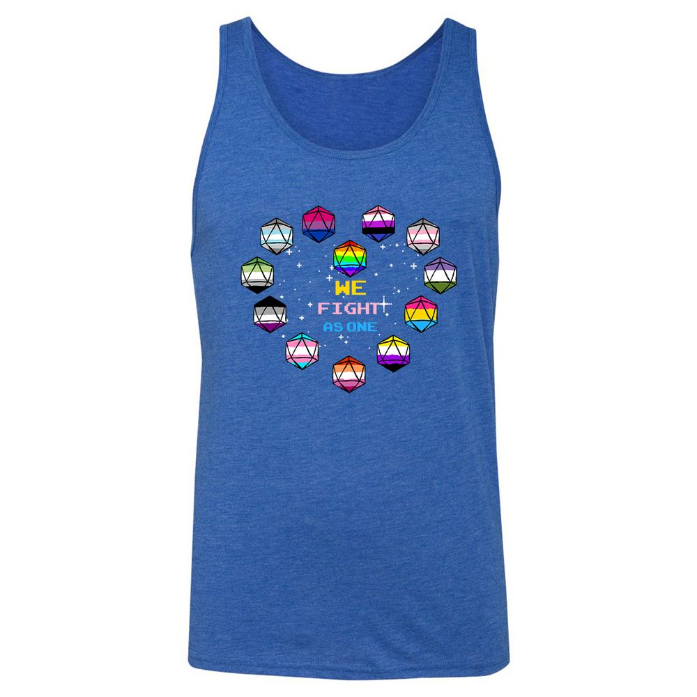 Unisex Jersey Tank - HA44C1MY - True Royal Triblend - 12