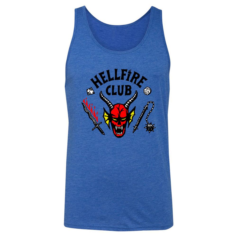 Unisex Jersey Tank - FL7YMRV5 - True Royal Triblend - 12