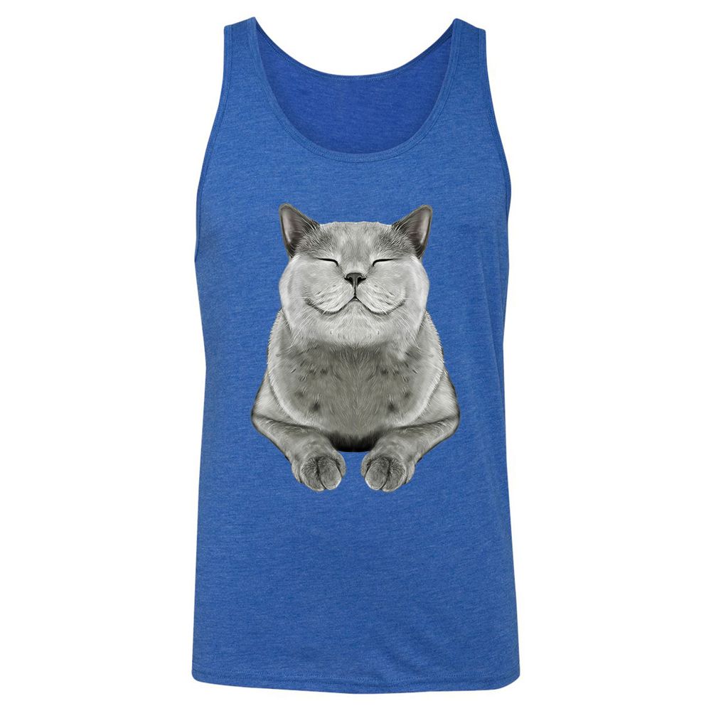 Unisex Jersey Tank - BD175DZA - True Royal Triblend - 12