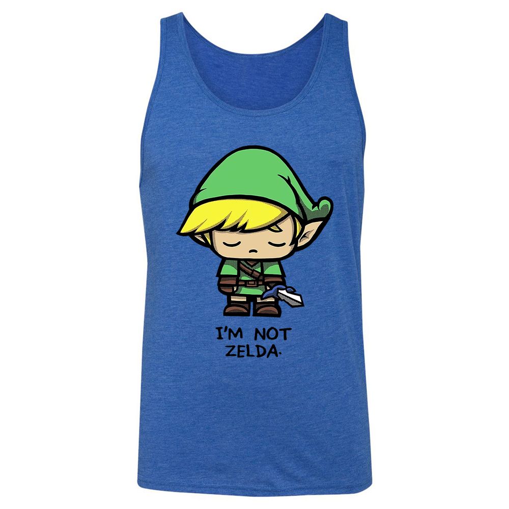 Unisex Jersey Tank - TWAMJ4NL - True Royal Triblend - 12