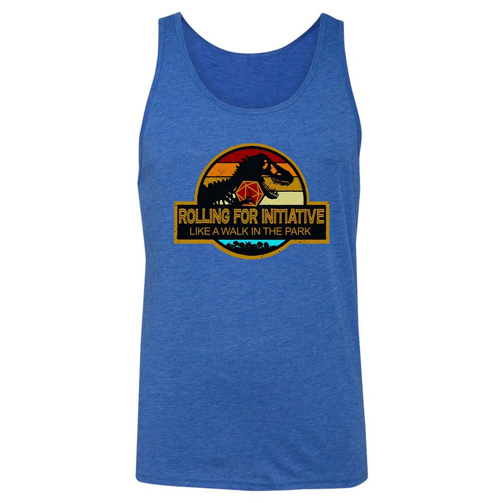 Unisex Jersey Tank - NLM3V6E4 - True Royal Triblend - 12