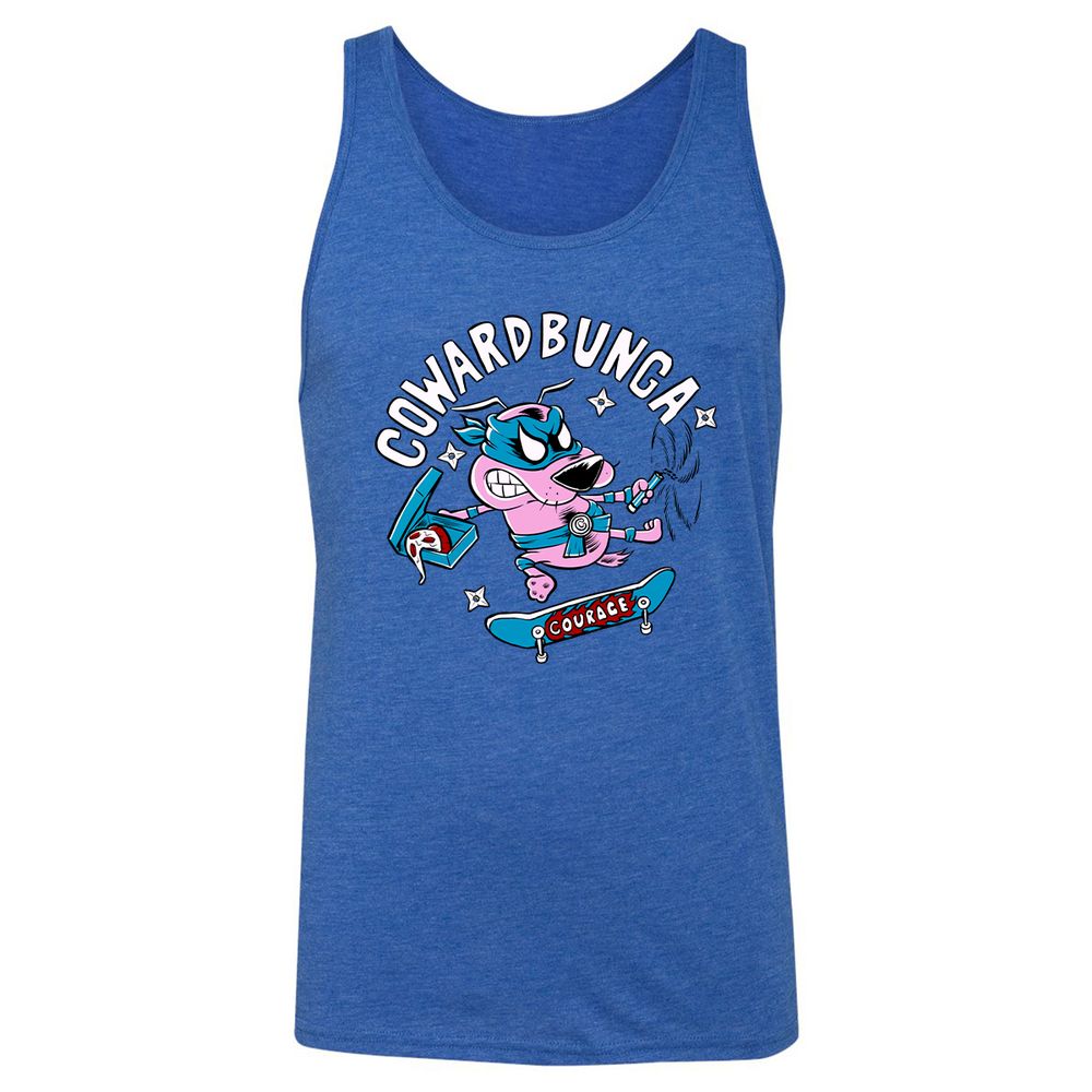 Unisex Jersey Tank - QT54WMJ3 - True Royal Triblend - 12