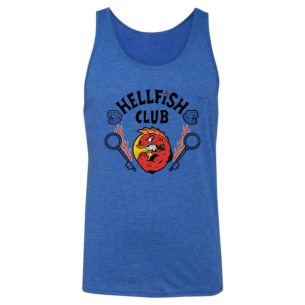 Unisex Jersey Tank - 1TVCC1R3 - True Royal Triblend - 12