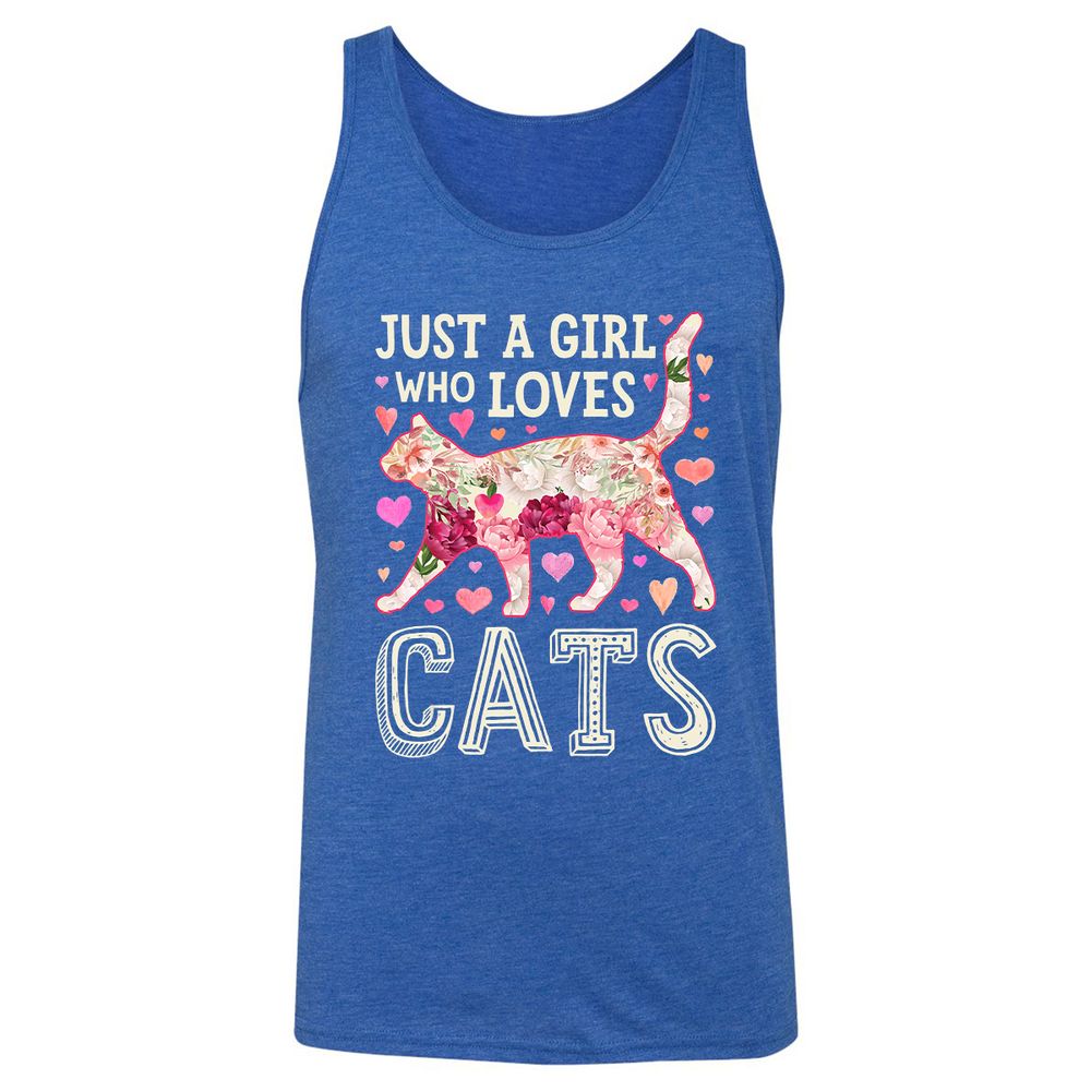 Unisex Jersey Tank - UXBHLBR6 - True Royal Triblend - 12