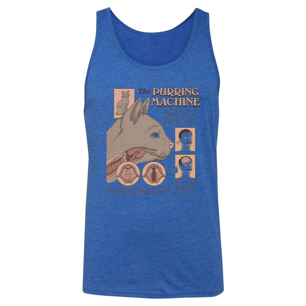 Unisex Jersey Tank - SQN7M287 - True Royal Triblend - 12