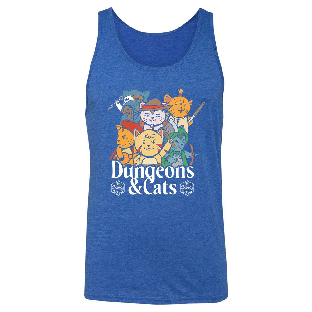 Unisex Jersey Tank - LGR872RT - True Royal Triblend - 12