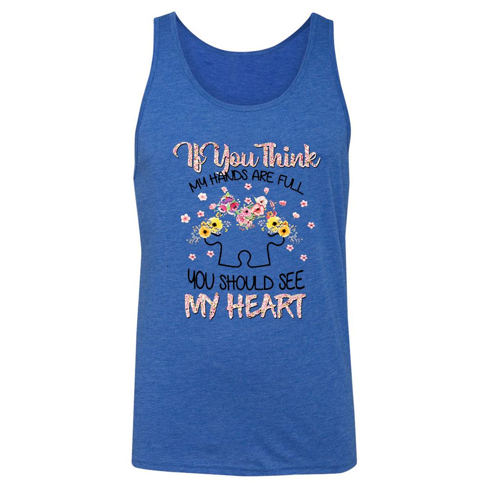 Unisex Jersey Tank - NGTB1BB1 - True Royal Triblend - 12