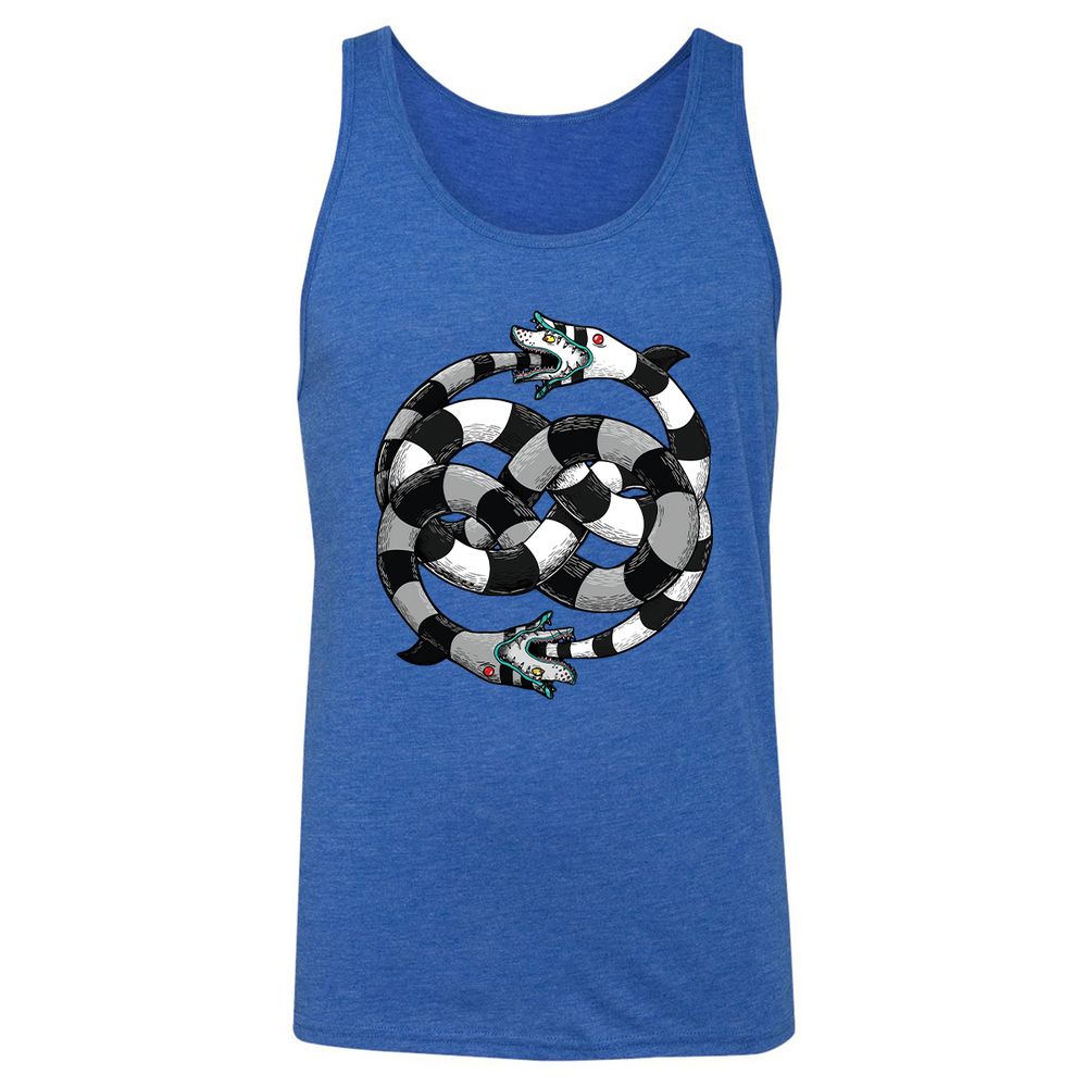 Unisex Jersey Tank - AUHVAXEX - True Royal Triblend - 12
