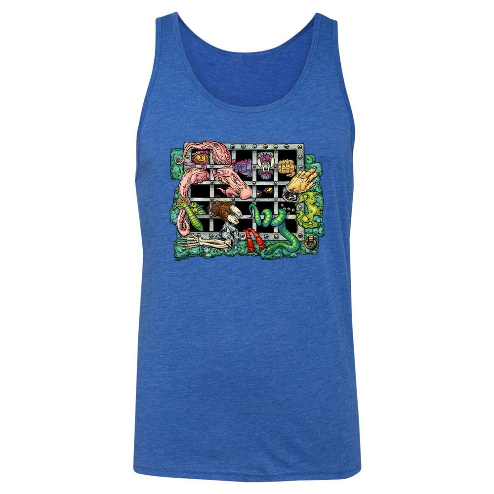 Unisex Jersey Tank - 4DWJ1735 - True Royal Triblend - 12
