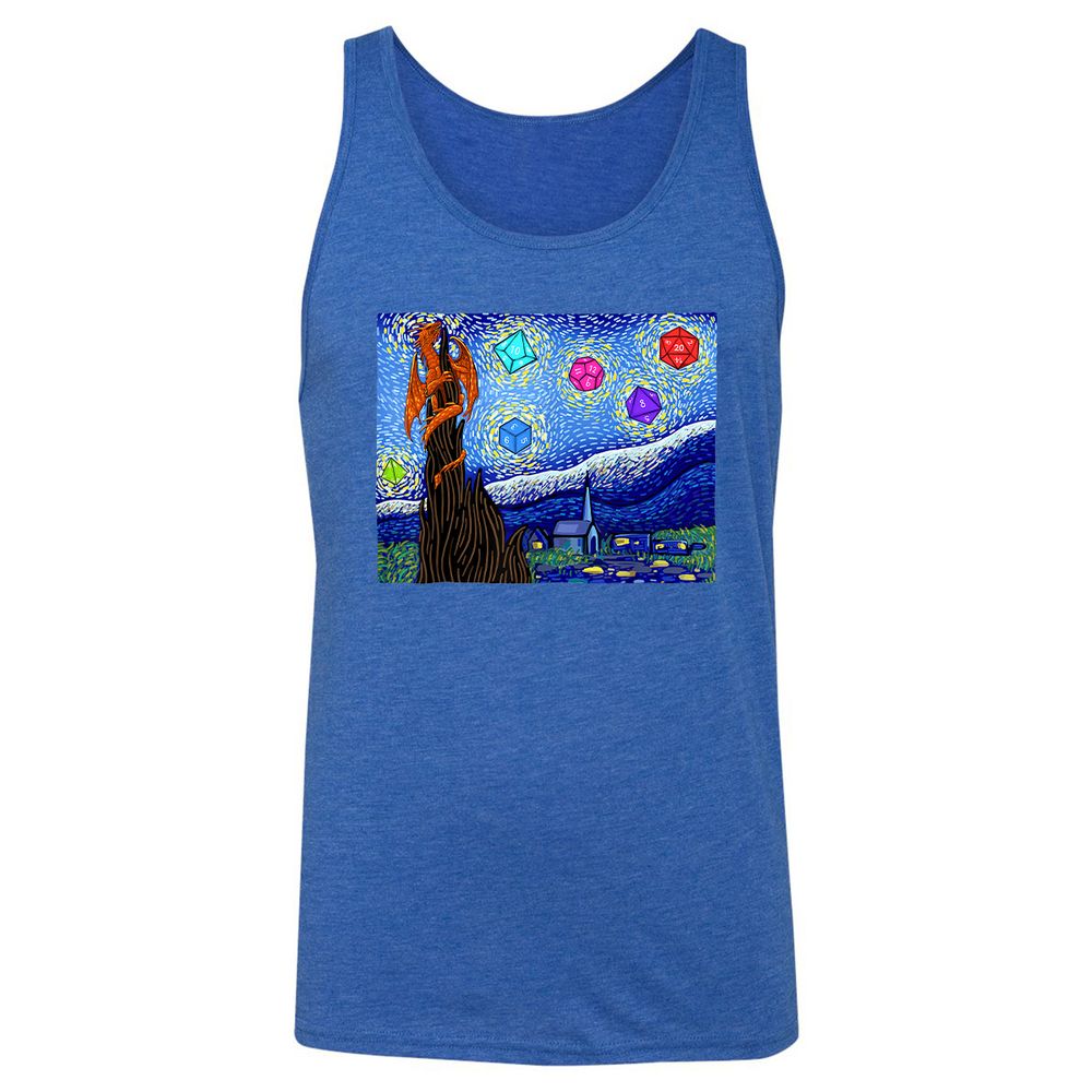Unisex Jersey Tank - 1FP5QGWB - True Royal Triblend - 12
