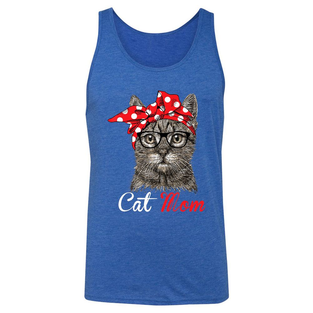 Unisex Jersey Tank - B77EQKBL - True Royal Triblend - 12