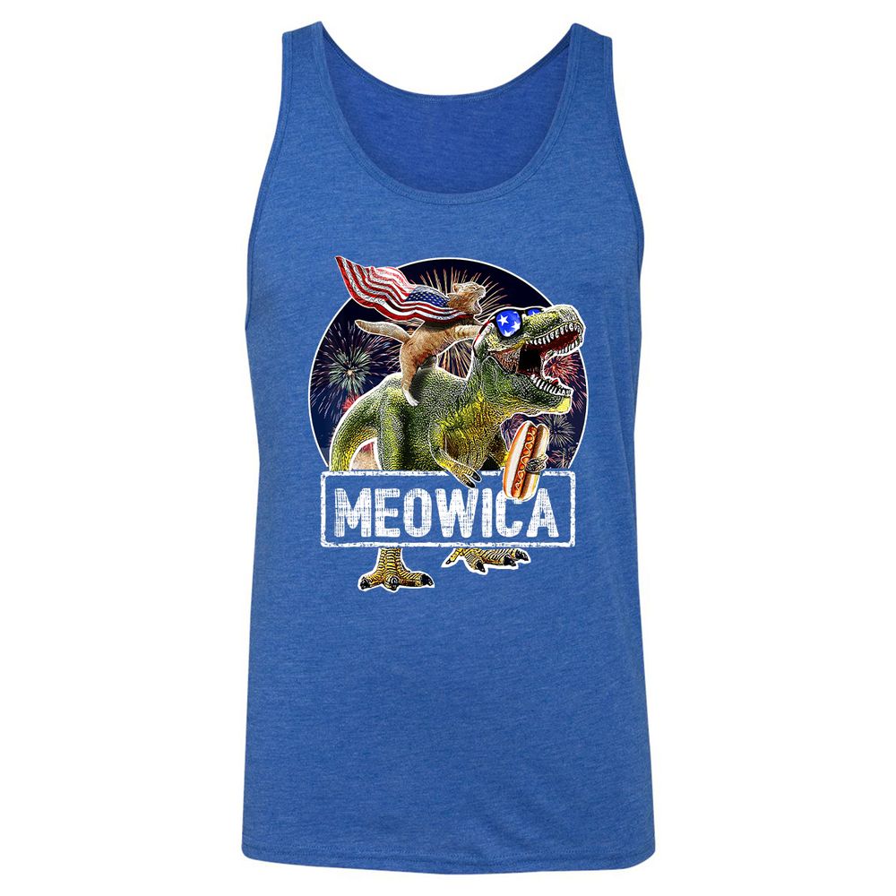 Unisex Jersey Tank - BPCB7HH8 - True Royal Triblend - 12