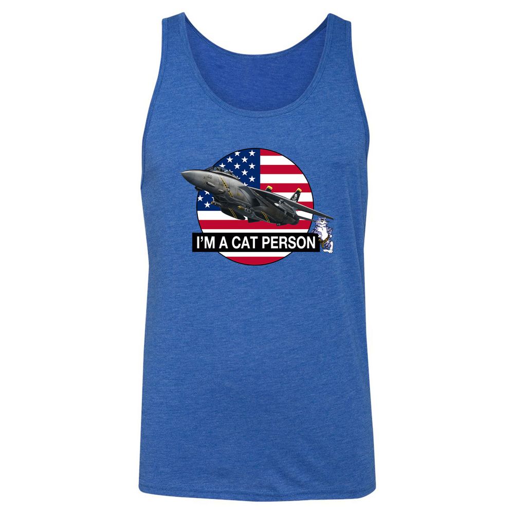Unisex Jersey Tank - QJNQ5CGZ - True Royal Triblend - 12