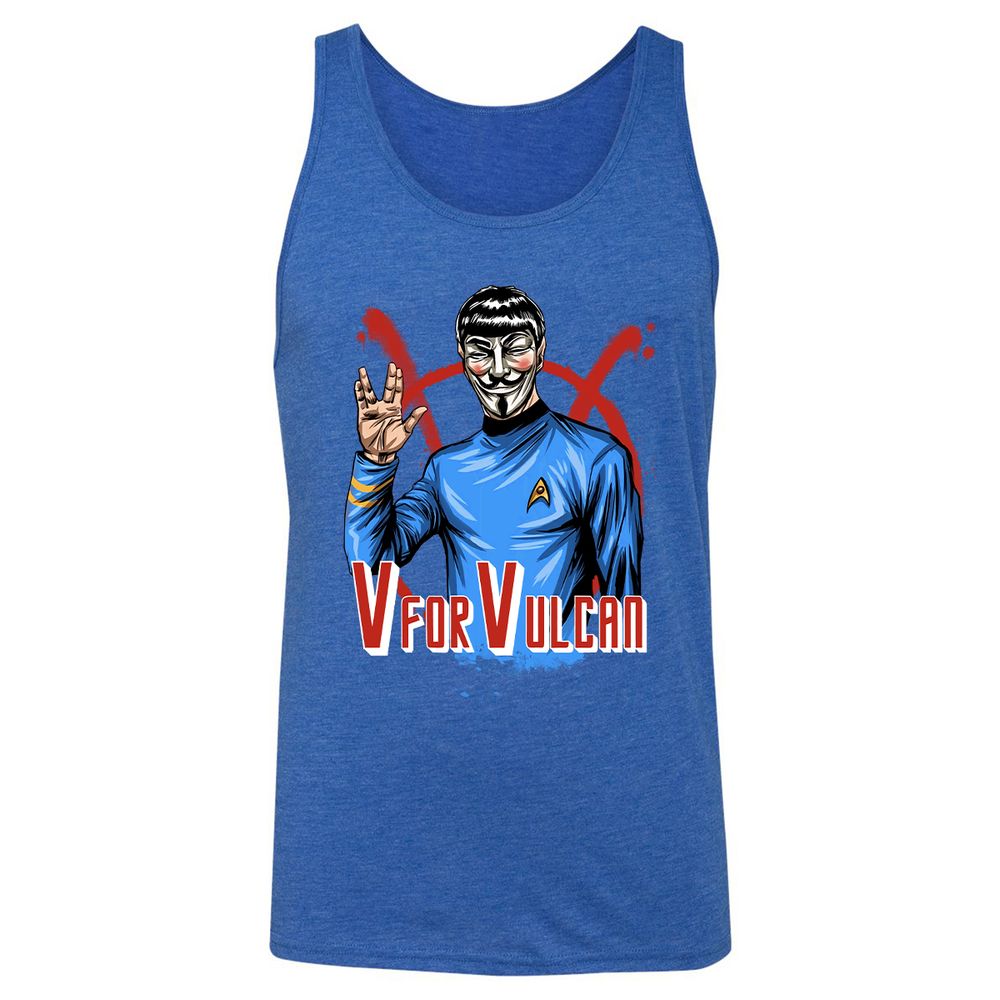 Unisex Jersey Tank - 7DPABXUC - True Royal Triblend - 12