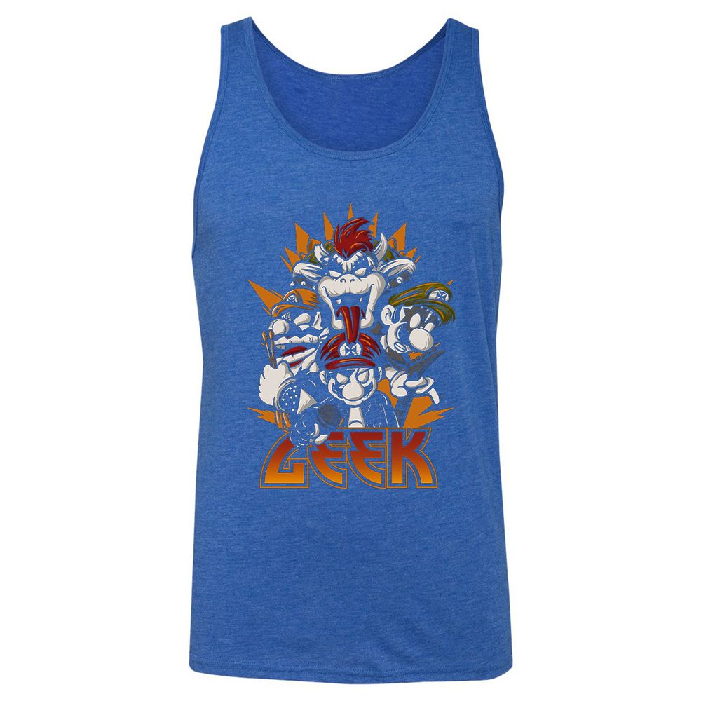 Unisex Jersey Tank - 3R3N26V8 - True Royal Triblend - 12