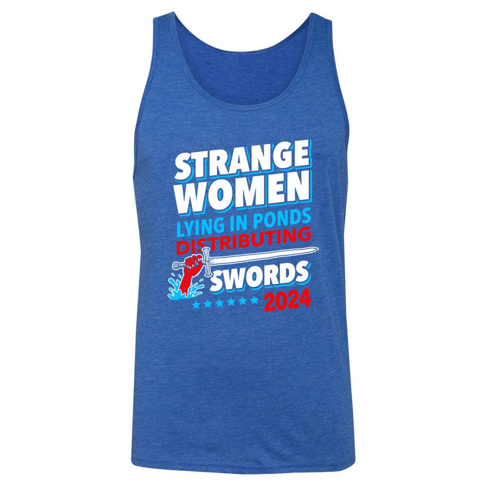 Unisex Jersey Tank - KJ5HGD63 - True Royal Triblend - 12