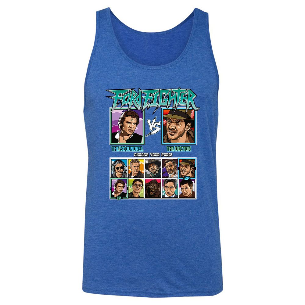 Unisex Jersey Tank - J5BZBGQW - True Royal Triblend - 12