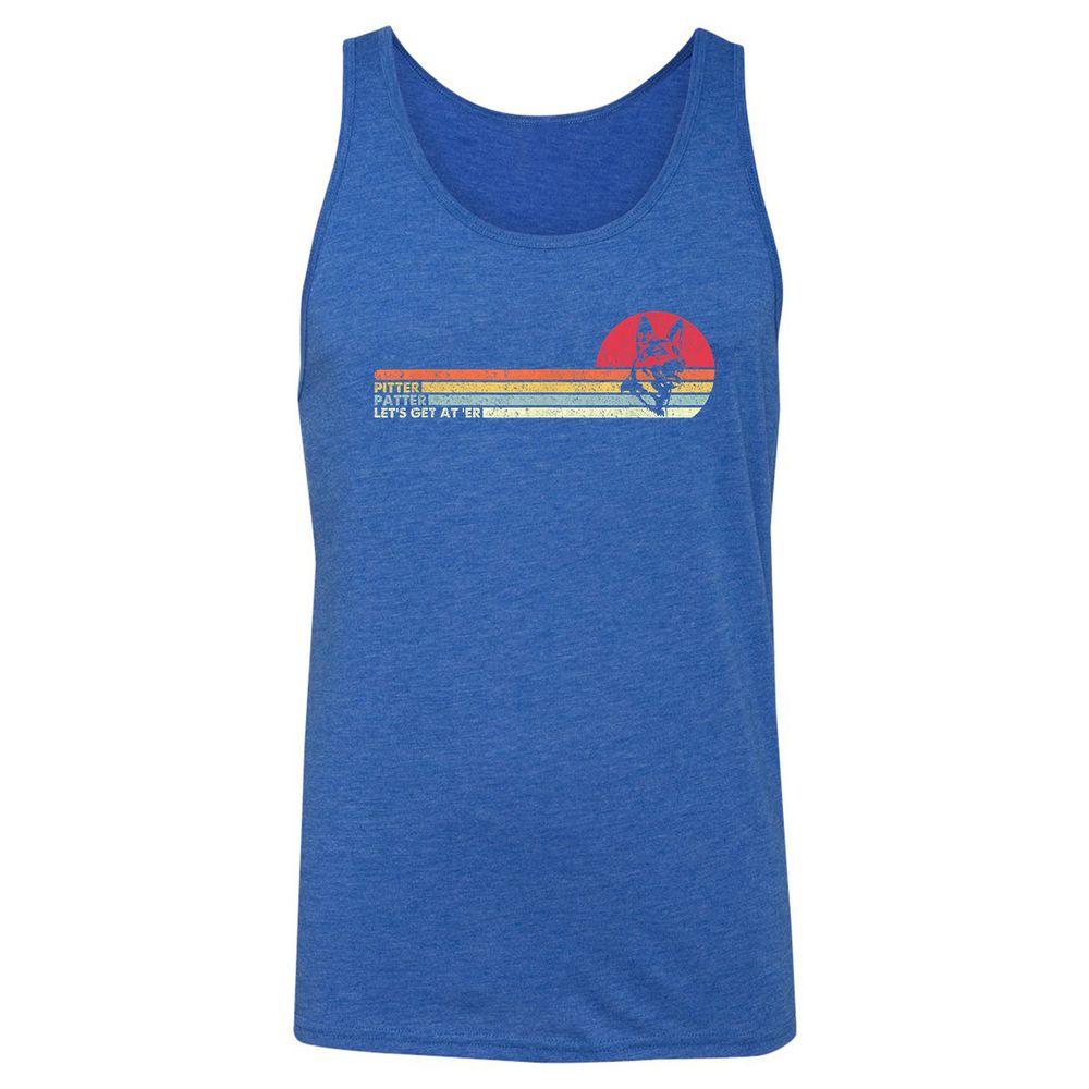 Unisex Jersey Tank - V4GXAQU7 - True Royal Triblend - 12