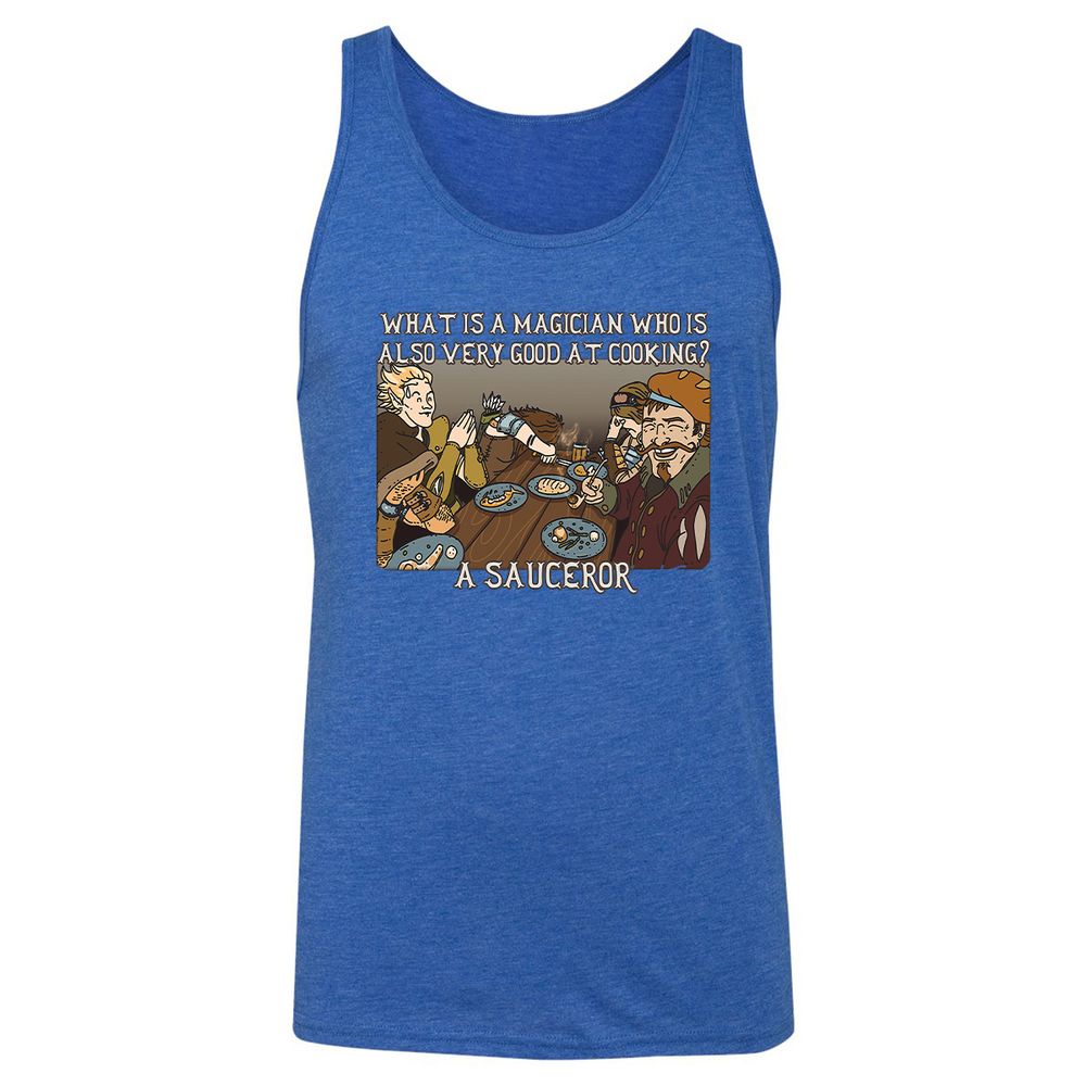 Unisex Jersey Tank - A66XQZ3X - True Royal Triblend - 12
