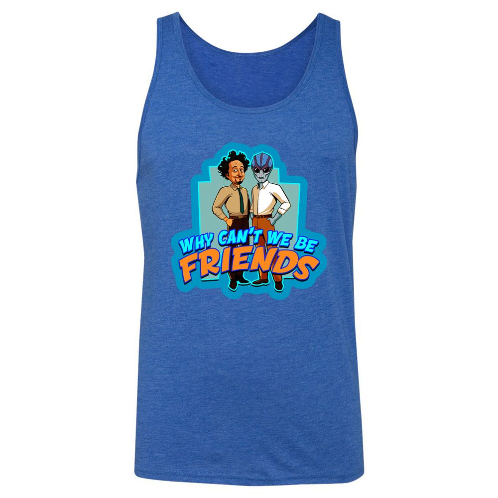 Unisex Jersey Tank - FUGSD9L1 - True Royal Triblend - 12