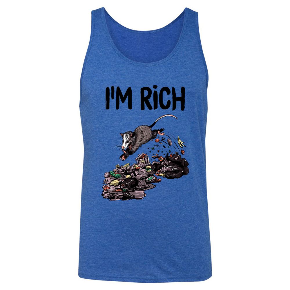 Unisex Jersey Tank - WU2YP8HN - True Royal Triblend - 12