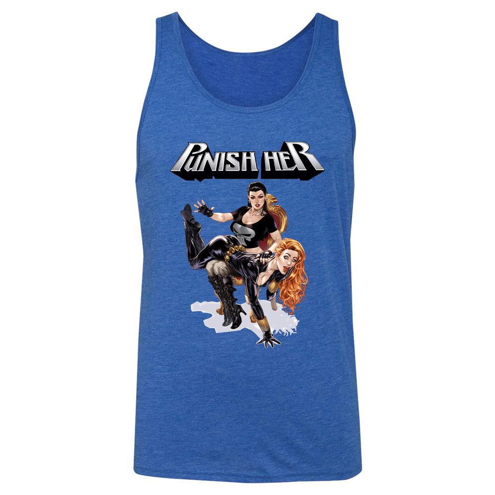 Unisex Jersey Tank - DAHESTQZ - True Royal Triblend - 12