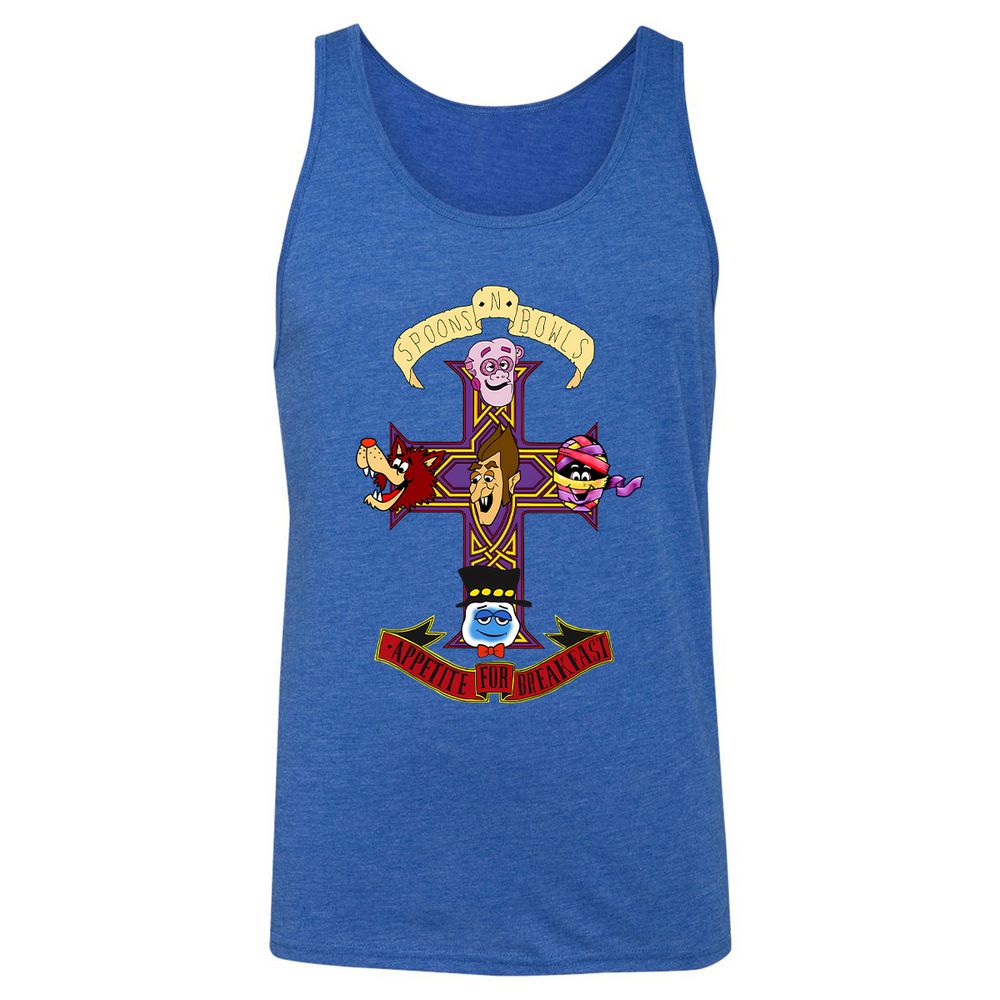 Unisex Jersey Tank - E4JGYBLL - True Royal Triblend - 12
