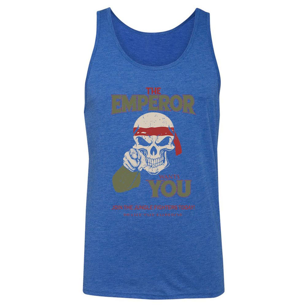 Unisex Jersey Tank - JBHWZM3D - True Royal Triblend - 12