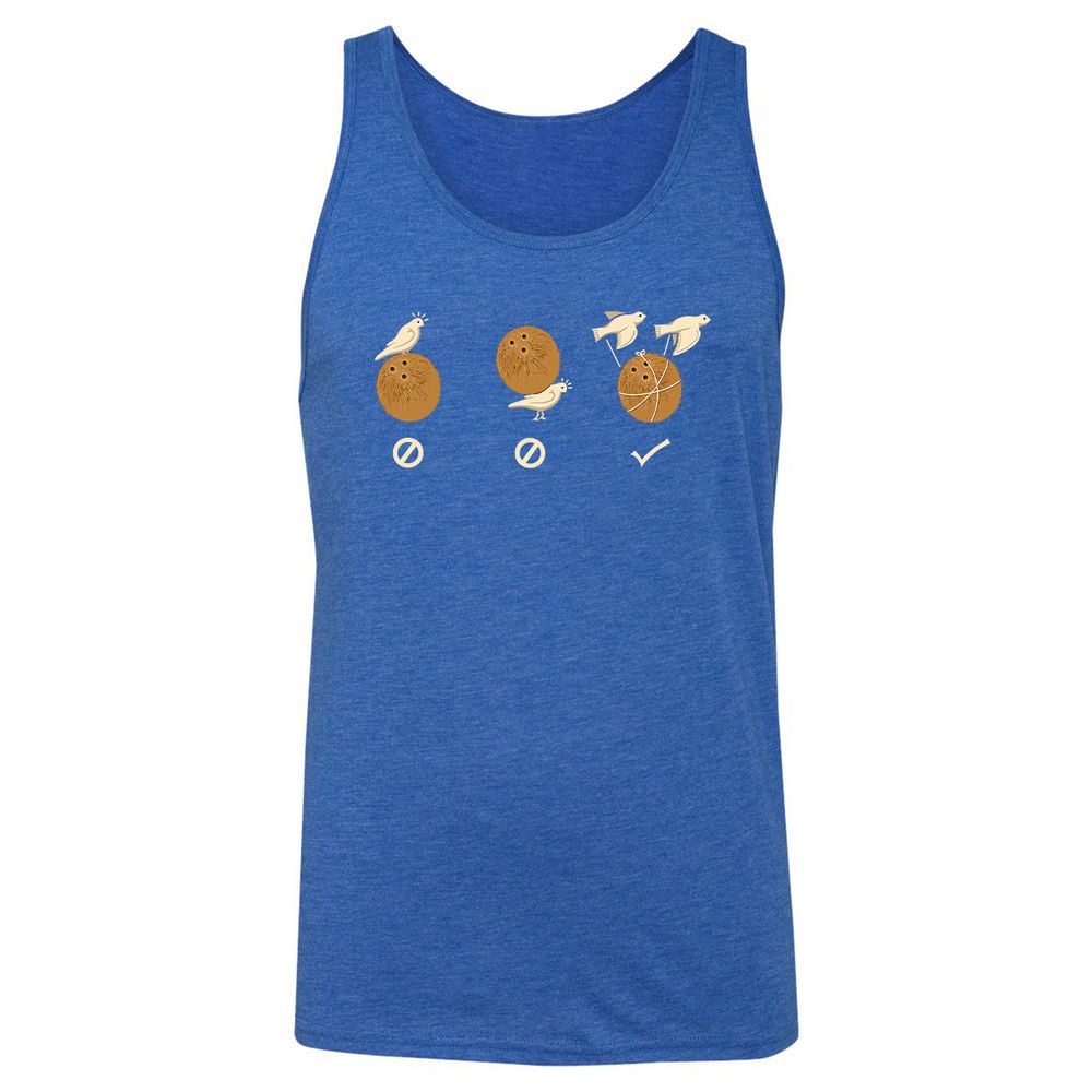 Unisex Jersey Tank - RSDV4GMW - True Royal Triblend - 12