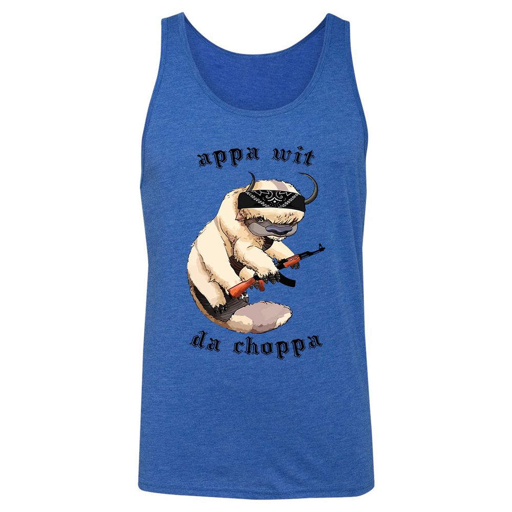 Unisex Jersey Tank - SPEAN5E8 - True Royal Triblend - 12