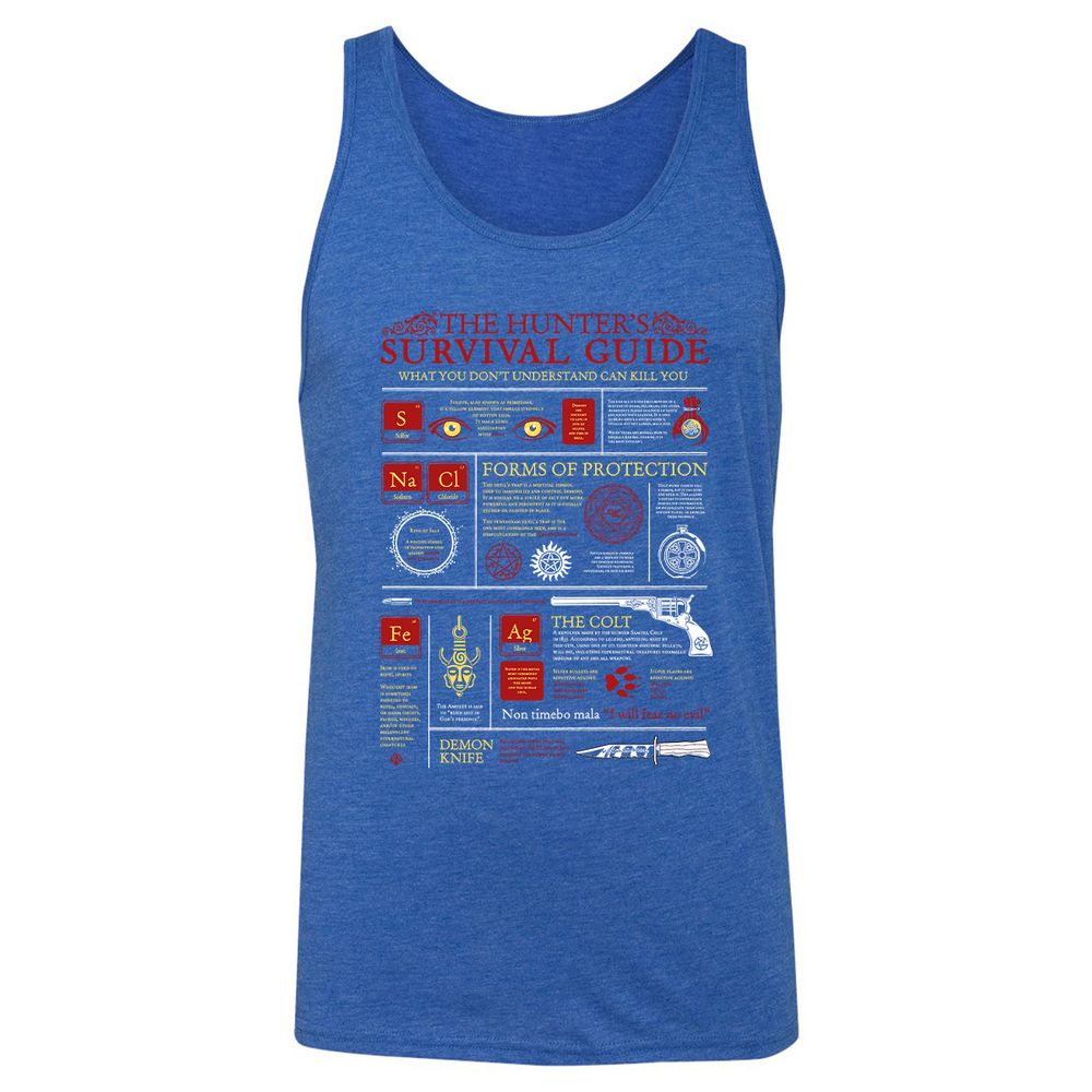 Unisex Jersey Tank - ZSTQVVV3 - True Royal Triblend - 12