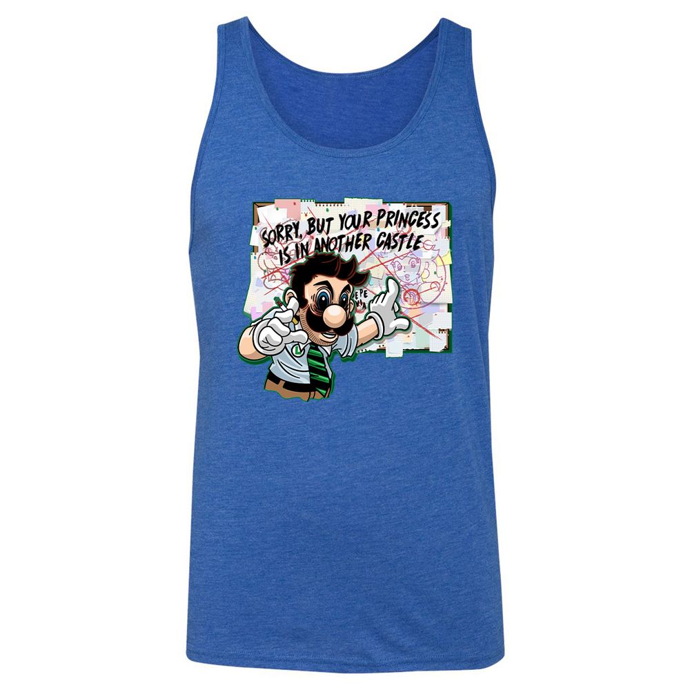 Unisex Jersey Tank - JDW5ZHQ3 - True Royal Triblend - 12
