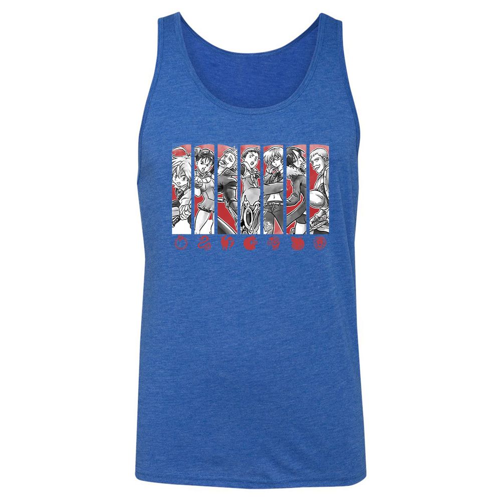 Unisex Jersey Tank - B7HT5QTJ - True Royal Triblend - 12