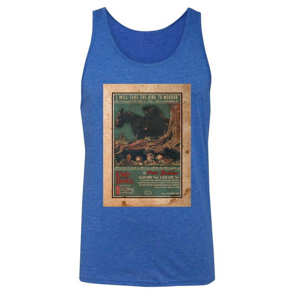 Unisex Jersey Tank - ETUPHZ15 - True Royal Triblend - 12