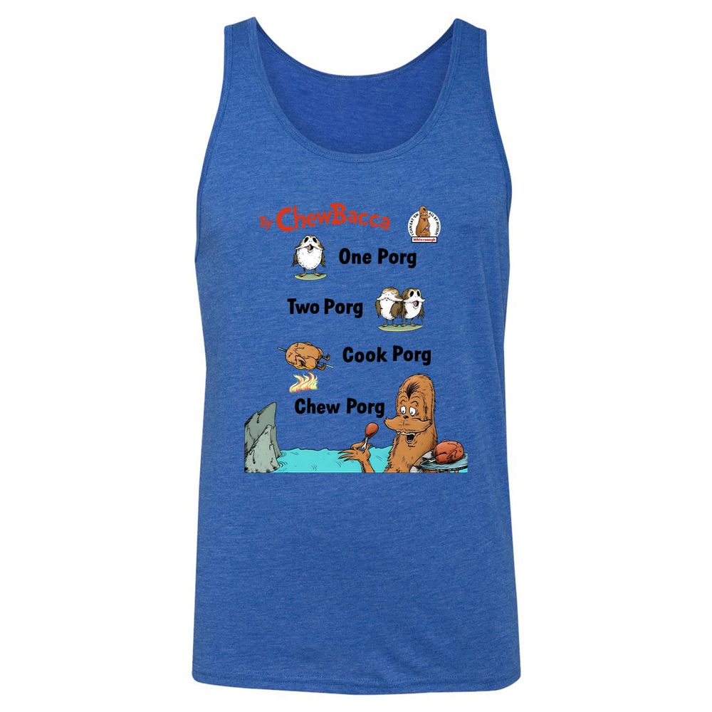 Unisex Jersey Tank - KWWFNHVS - True Royal Triblend - 12