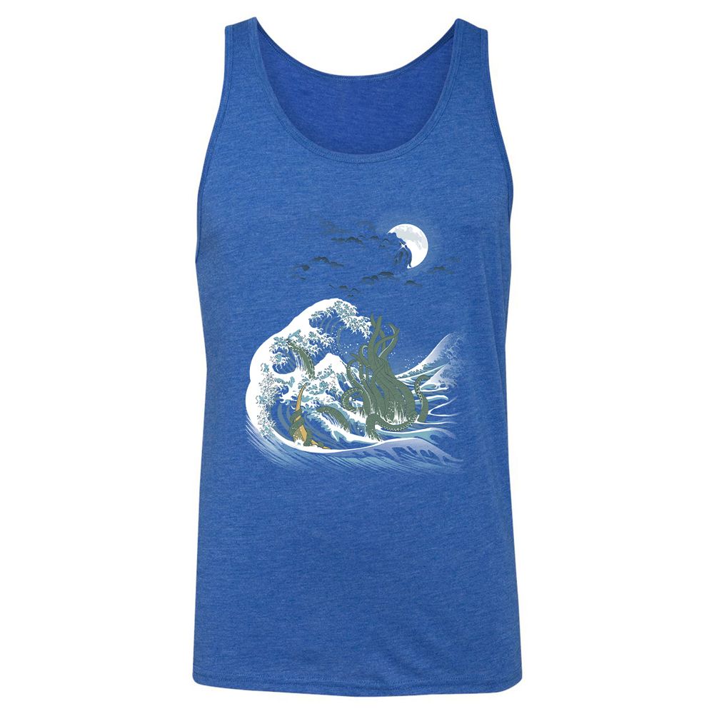 Unisex Jersey Tank - TXQU834Z - True Royal Triblend - 12