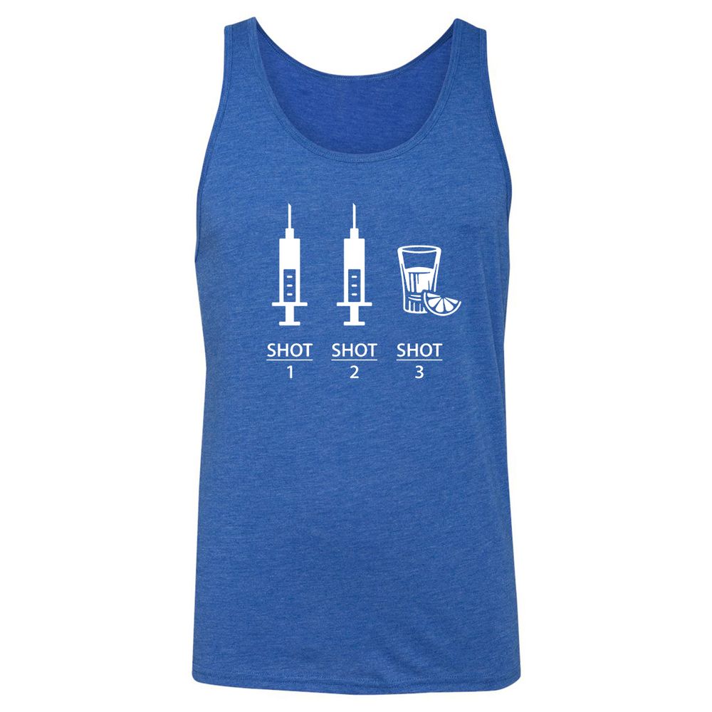 Unisex Jersey Tank - FEM1PW56 - True Royal Triblend - 12