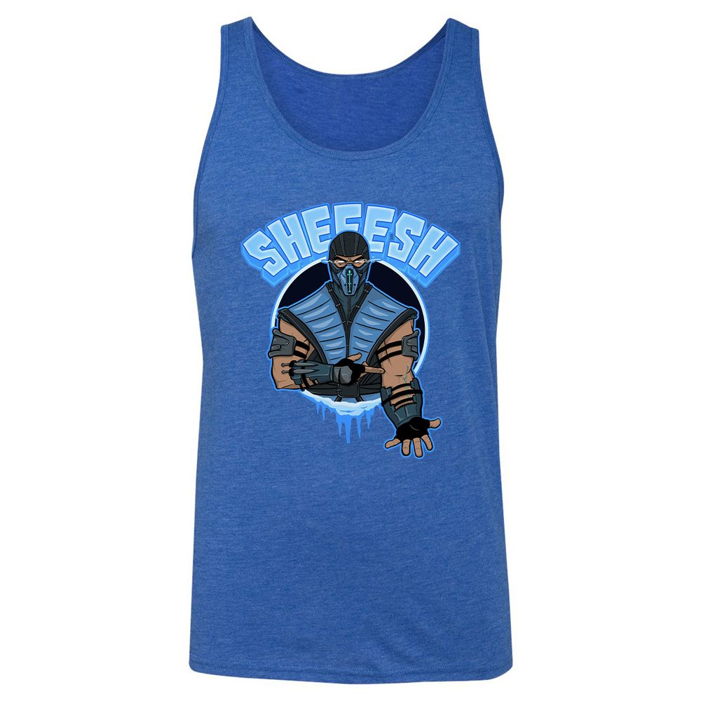 Unisex Jersey Tank - VF7SVEER - True Royal Triblend - 12