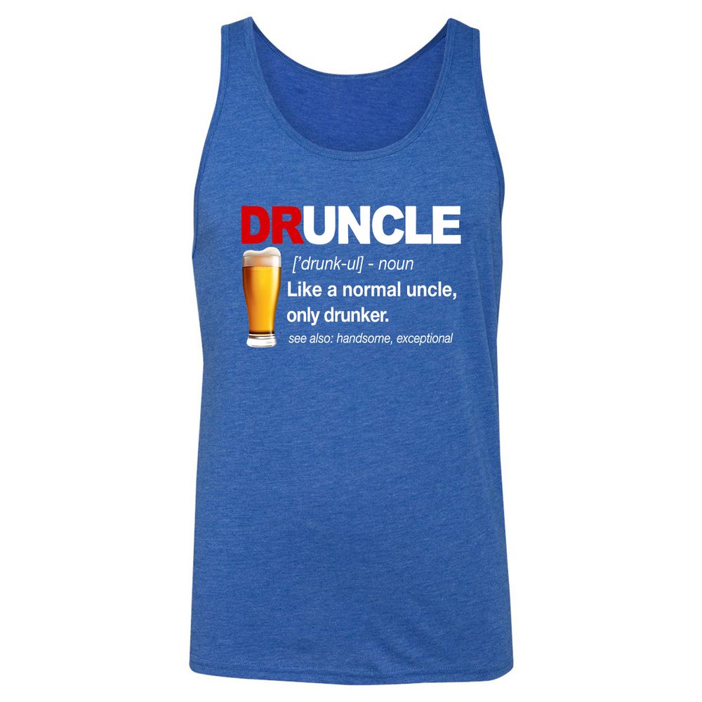 Unisex Jersey Tank - HG7Z93CM - True Royal Triblend - 12