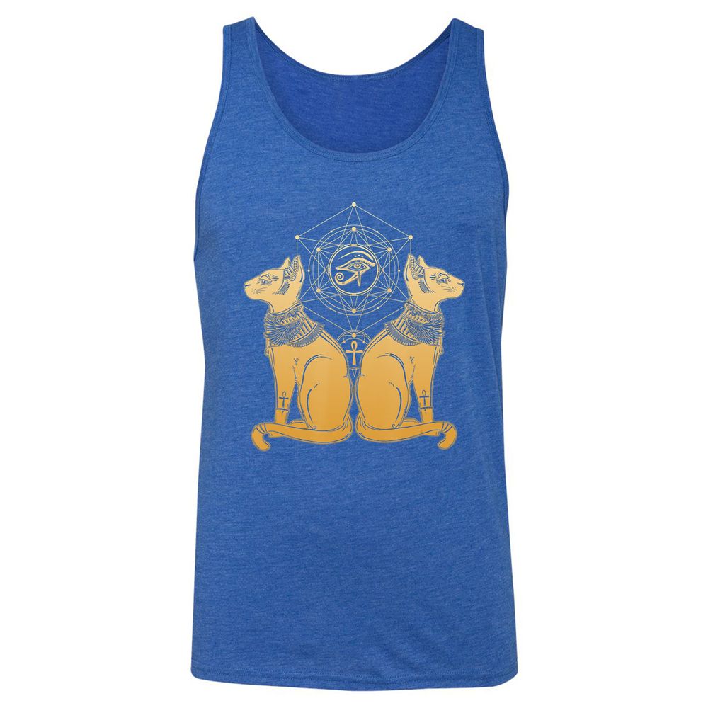 Unisex Jersey Tank - J5P7KDHU - True Royal Triblend - 12