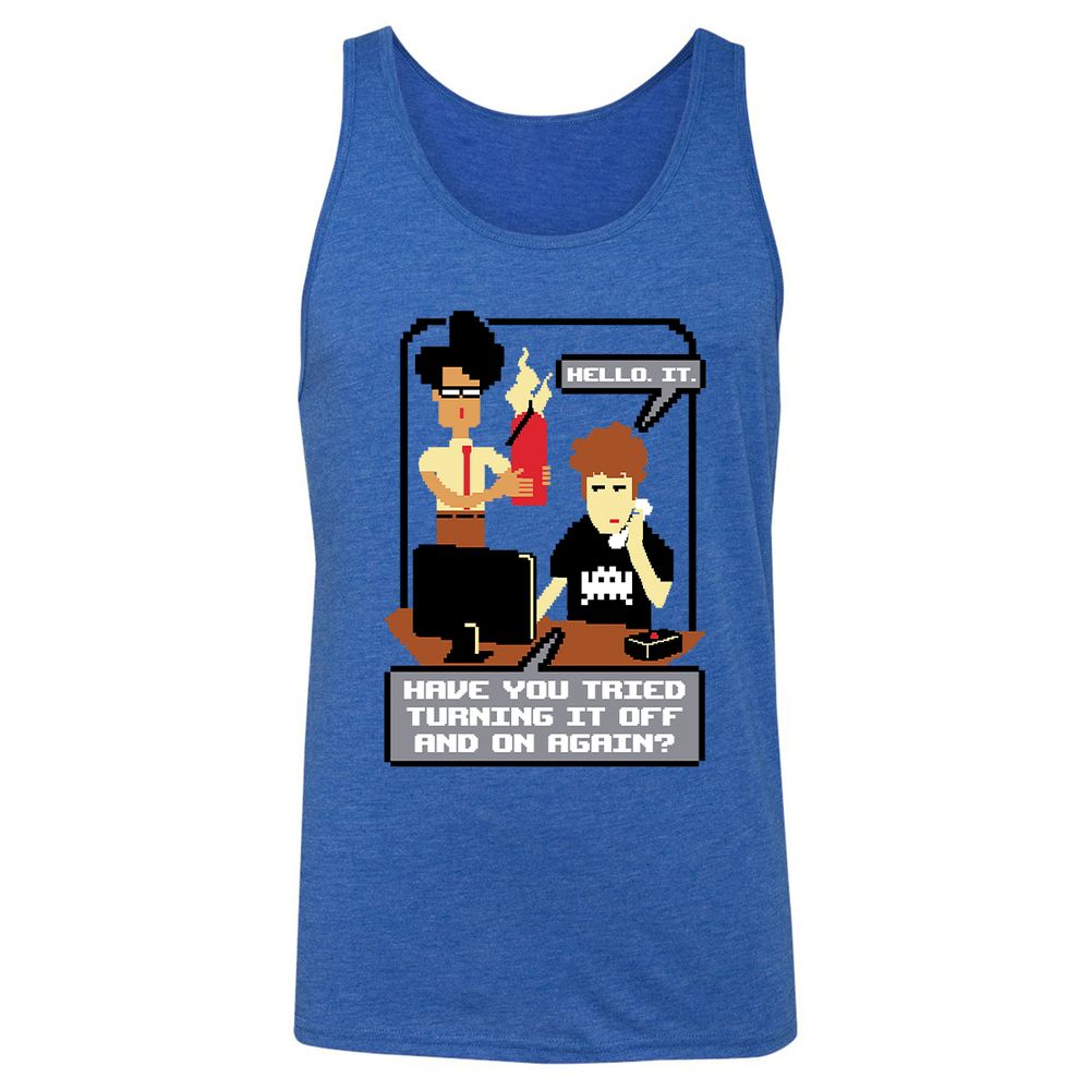 Unisex Jersey Tank - 2VDKFLNC - True Royal Triblend - 12