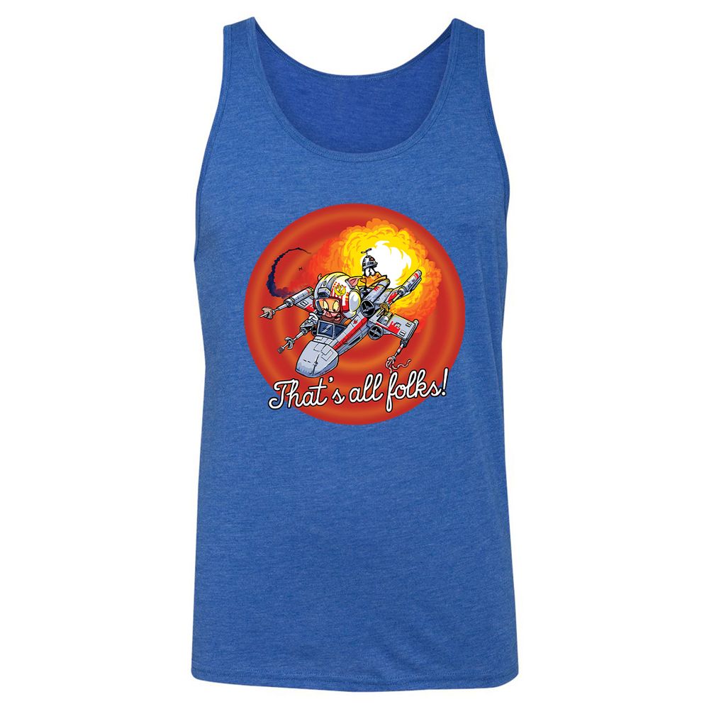 Unisex Jersey Tank - CQAYLNDD - True Royal Triblend - 12